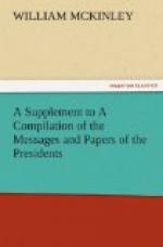 A Supplement to A Compilation of the Messages and Papers of the Presidents