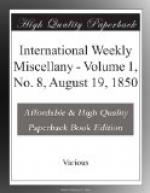 International Weekly Miscellany - Volume 1, No. 8, August 19, 1850