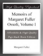 Memoirs of Margaret Fuller Ossoli, Volume I