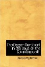 The Digger Movement in the Days of the Commonwealth