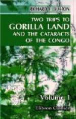 Two Trips to Gorilla Land and the Cataracts of the Congo Volume 1