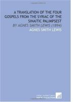 Agnes Smith Lewis by 