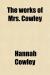 Hannah Cowley Biography