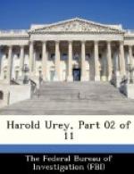 Harold Urey by 
