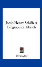 Jacob Henry Schiff by 