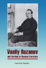 Vassili Rozanov by 