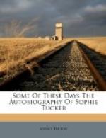 Some of These Days by Sophie Tucker