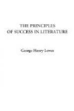 The Principles of Success in Literature by George Henry Lewes