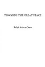 Towards the Great Peace by Ralph Adams Cram