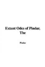 The Extant Odes of Pindar by Pindar