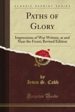 Paths of Glory by Irvin Shrewsbury Cobb