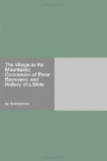 The Village in the Mountains; Conversion of Peter Bayssiere; and History of a Bible by 