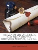 The Mental Life of Monkeys and Apes by Robert Yerkes
