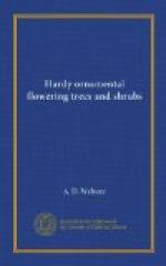 Hardy Ornamental Flowering Trees and Shrubs by 