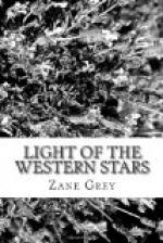 Light of the Western Stars by Zane Grey