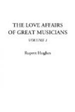 The Love Affairs of Great Musicians, Volume 1 by Rupert Hughes