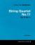 String Quartet No. 11 in F minor Opus 95 "Serioso" eBook by Ludwig van Beethoven