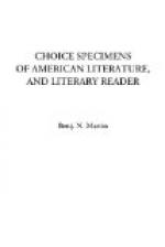 Choice Specimens of American Literature, and Literary Reader by 