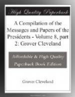 A Compilation of the Messages and Papers of the Presidents by Grover Cleveland