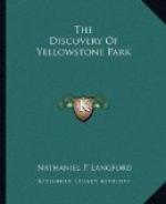 The Discovery of Yellowstone Park by Nathaniel P. Langford