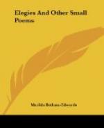 Elegies and Other Small Poems by Matilda Betham-Edwards