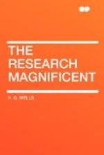 The Research Magnificent by H. G. Wells