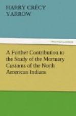 A Further Contribution to the Study of the Mortuary Customs of the North American Indians by 