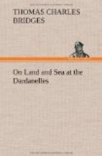On Land and Sea at the Dardanelles by 