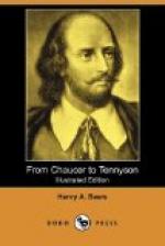 From Chaucer to Tennyson by 