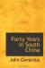 Forty Years in South China eBook