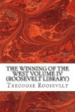 The Winning of the West, Volume 4 by Theodore Roosevelt