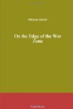 On the Edge of the War Zone by Mildred Aldrich