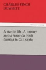 A start in life. A journey across America. Fruit farming in California by 