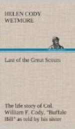 Last of the Great Scouts : the life story of Col. William F. Cody, "Buffalo Bill" as told by his sister by 