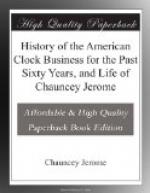 History of the American Clock Business for the Past Sixty Years, and Life of Chauncey Jerome by Chauncey Jerome