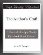 The Author's Craft by Arnold Bennett