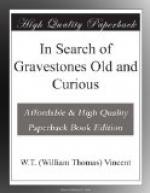 In Search of Gravestones Old and Curious by 