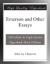 Emerson and Other Essays eBook by John Jay Chapman