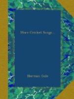More Cricket Songs by Norman Gale