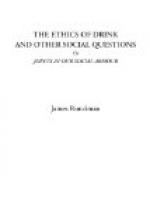 The Ethics of Drink and Other Social Questions by James Runciman