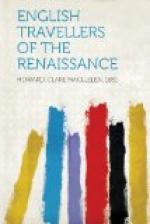 English Travellers of the Renaissance by 