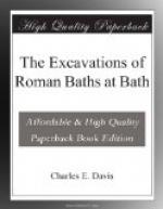 The Excavations of Roman Baths at Bath by 
