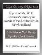 Report of Mr. W. E. Cormack's journey in search of the Red Indians in Newfoundland by 