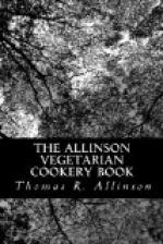 The Allinson Vegetarian Cookery Book by 