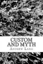Custom and Myth by Andrew Lang