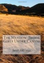 The Meadow-Brook Girls Under Canvas by 