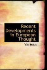 Recent Developments in European Thought by 