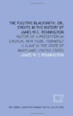The Fugitive Blacksmith by James W.C. Pennington
