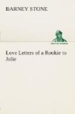 Love Letters of a Rookie to Julie by 