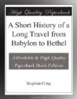 A Short History of a Long Travel from Babylon to Bethel by 